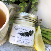 Load image into Gallery viewer, Green Tea & Lemongrass Natural Sugar Scrub - by The Ruffled Feather
