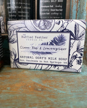 Load image into Gallery viewer, Green Tea & Lemongrass Natural Sugar Scrub - by The Ruffled Feather