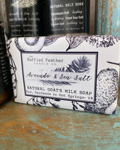 Load image into Gallery viewer, Avocado & Sea Salt Natural Sugar Scrub - by The Ruffled Feather