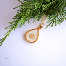 Load image into Gallery viewer, Gold Botanical Necklace - Large Teardrop
