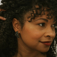 Load image into Gallery viewer, Gold Botanical Earrings - Split Studs