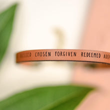 Load image into Gallery viewer, Inspirational Leather Bracelet