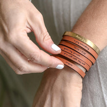 Load image into Gallery viewer, Inspirational Leather Bracelet