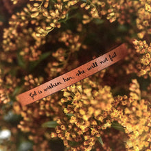 Load image into Gallery viewer, Inspirational Leather Bracelet