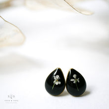 Load image into Gallery viewer, Botanical Earrings - Tiny Teardrop Studs
