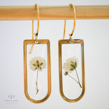 Load image into Gallery viewer, Gold Botanical Earrings