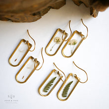 Load image into Gallery viewer, Gold Botanical Earrings