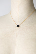 Load image into Gallery viewer, Black Druzy Focal Necklace