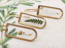 Load image into Gallery viewer, Gold Botanical Earrings