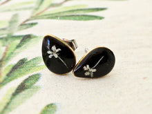 Load image into Gallery viewer, Botanical Earrings - Tiny Teardrop Studs