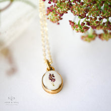 Load image into Gallery viewer, Small Heirloom Oval Necklace