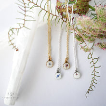 Load image into Gallery viewer, Small Heirloom Square Necklace