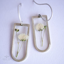 Load image into Gallery viewer, Silver Botanical Earrings
