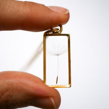 Load image into Gallery viewer, Gold Botanical Necklace - Large Rectangle