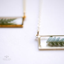 Load image into Gallery viewer, Silver Botanical Necklace - Bar