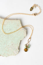 Load image into Gallery viewer, Chrysoprase and Cat's Eye Necklace