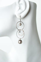 Load image into Gallery viewer, Silver and Pearl Earrings