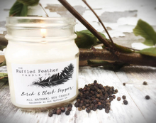 Load image into Gallery viewer, Birch & Black Pepper Soy Candle