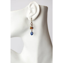 Load image into Gallery viewer, Jade, Czech Glass, Lapis Earrings