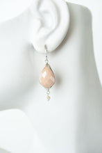 Load image into Gallery viewer, Crystal Herringbone Earrings