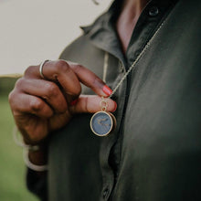 Load image into Gallery viewer, Gold Botanical Necklace - Deep Round