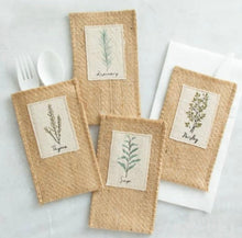 Load image into Gallery viewer, Cutlery Pouches - Herb Assortment