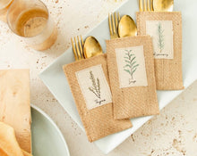 Load image into Gallery viewer, Cutlery Pouches - Herb Assortment