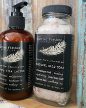 Load image into Gallery viewer, Green Tea &amp; Lemongrass Natural Salt Soak - by The Ruffled Feather
