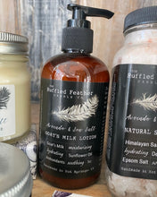 Load image into Gallery viewer, Avocado &amp; Sea Salt Goat Milk Lotion - by The Ruffled Feather
