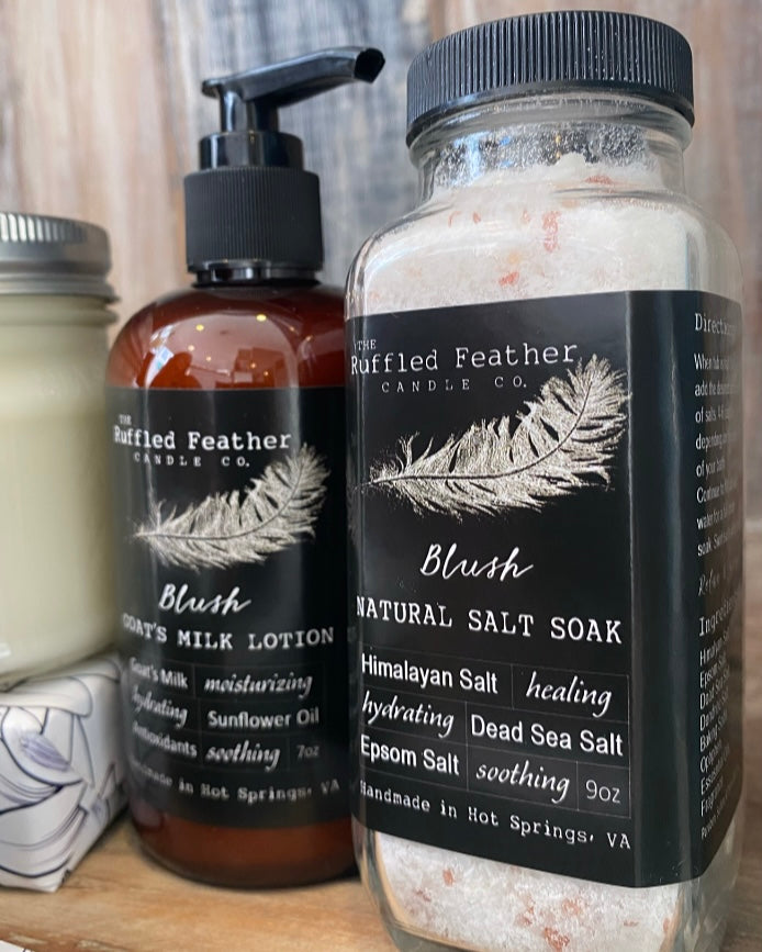 Blush Natural Salt Soak - by The Ruffled Feather