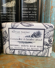 Load image into Gallery viewer, Cucumber &amp; Garden Mint Natural Sugar Scrub - by The Ruffled Feather
