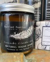 Load image into Gallery viewer, Cucumber &amp; Garden Mint Natural Sugar Scrub - by The Ruffled Feather
