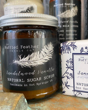 Load image into Gallery viewer, Sandalwood Vanilla Natural Sugar Scrub - by The Ruffled Feather
