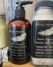 Load image into Gallery viewer, Peach Poppies Goat Milk Lotion - by The Ruffled Feather
