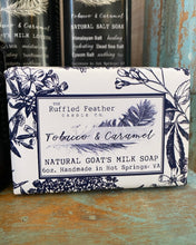 Load image into Gallery viewer, Tobacco &amp; Caramel Goat Milk Lotion - by The Ruffled Feather
