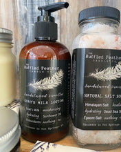 Load image into Gallery viewer, Sandalwood Vanilla Goat Milk Lotion - by The Ruffled Feather
