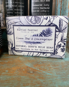 Green Tea & Lemongrass Goat Milk Lotion - by The Ruffled Feather