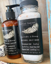 Load image into Gallery viewer, Lavender &amp; Honey Natural Salt Soak - by The Ruffled Feather
