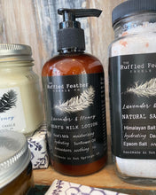 Load image into Gallery viewer, Lavender &amp; Honey Goat Milk Lotion - by The Ruffled Feather
