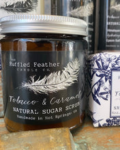 Load image into Gallery viewer, Tobacco &amp; Caramel Natural Sugar Scrub - by The Ruffled Feather
