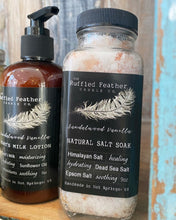 Load image into Gallery viewer, Sandalwood Vanilla Natural Salt Soak - by The Ruffled Feather
