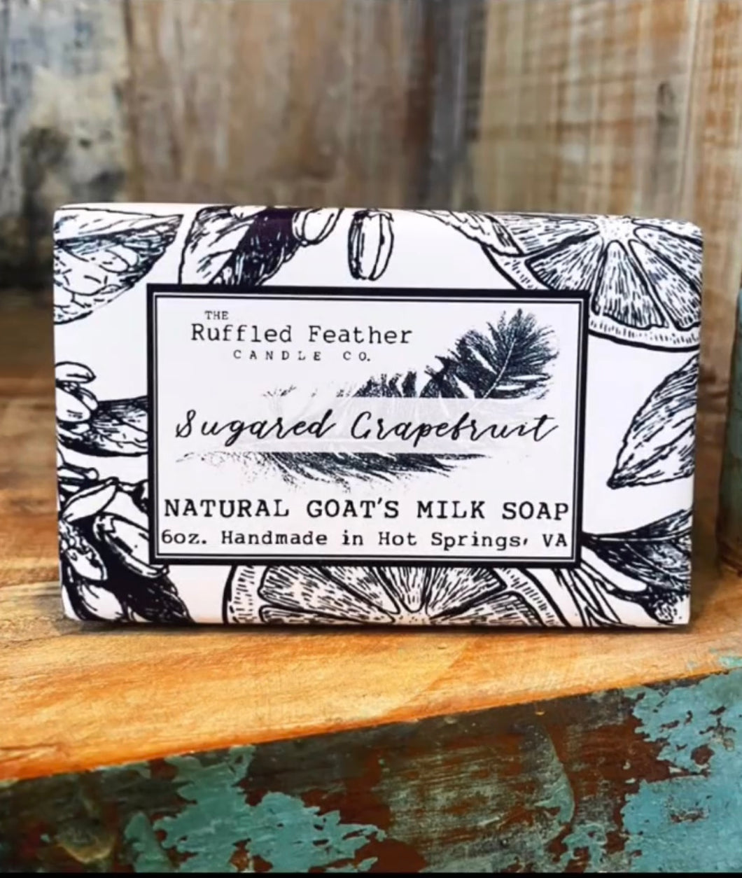 The Ruffled Feather Goat's Milk Soap - Sugared Grapefruit