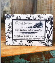 Load image into Gallery viewer, Sandalwood Vanilla Goat Milk Soap - by The Ruffled Feather
