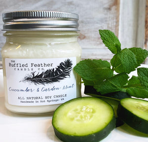 Cucumber & Garden Mint Soy Candle