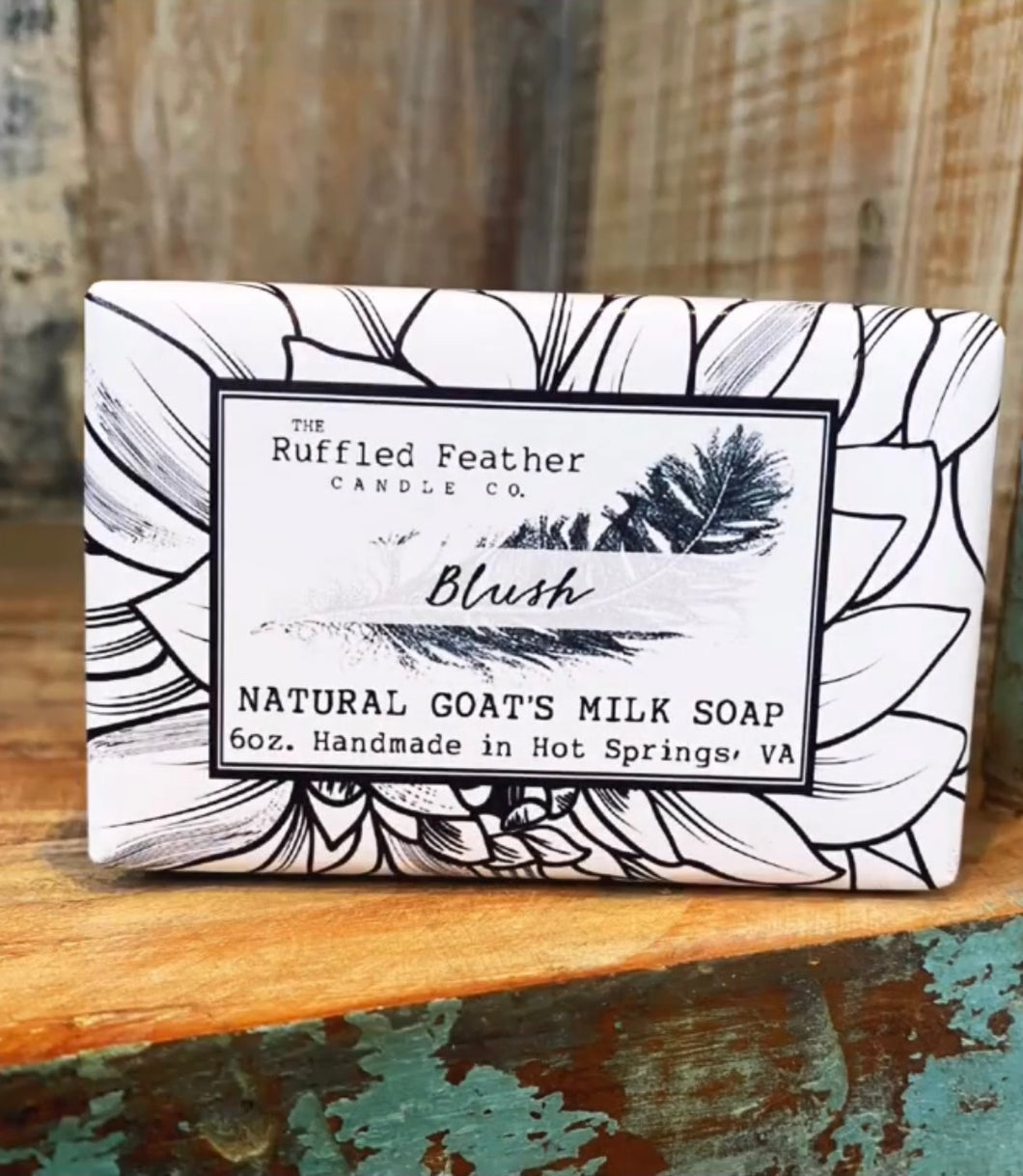 The Ruffled Feather Goat's Milk Soap - Blush