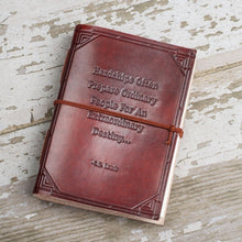 Load image into Gallery viewer, Handmade Leather Journal and Sketchbook -C.S. Lewis
