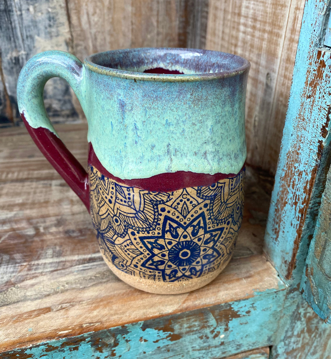 Handcrafted Mandala Mug