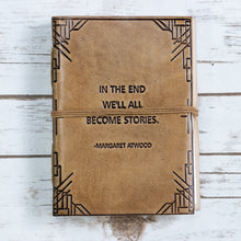 Load image into Gallery viewer, Handmade Leather Journal and Sketchbook - Margaret Atwood
