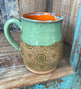Handcrafted Vintage Pattern Mug
