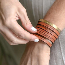 Load image into Gallery viewer, Inspirational Leather Bracelet
